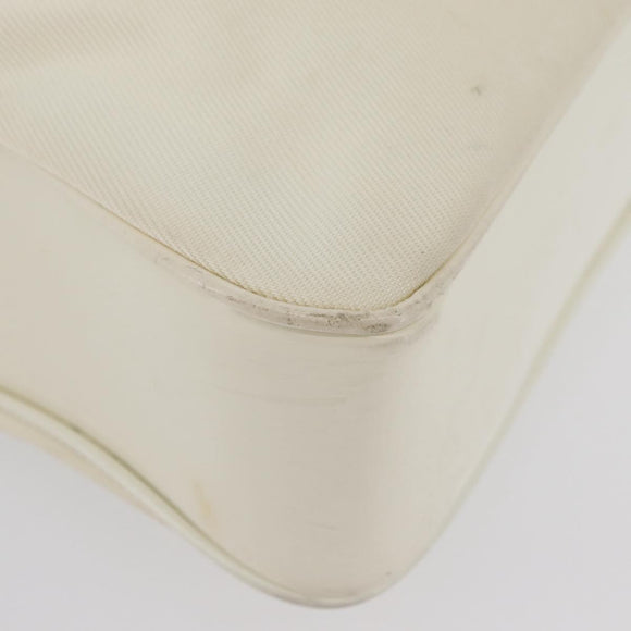 GUCCI Handtasche Nylon 2way Silber Weiß 000 2040 0538 Auth ka3126