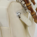 GUCCI Handtasche Nylon 2way Silber Weiß 000 2040 0538 Auth ka3126-18