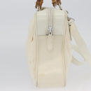 GUCCI Handtasche Nylon 2way Silber Weiß 000 2040 0538 Auth ka3126-6