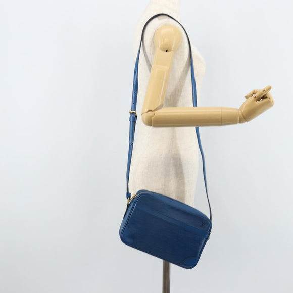 LOUIS VUITTON Epi Trocadero 23 Shoulder Bag Blue M52305 LV Auth ka3127