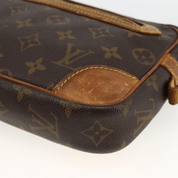 LOUIS VUITTON Monogram Marly Dragonne GM Clutch Bag M51825 LV Auth ka3128