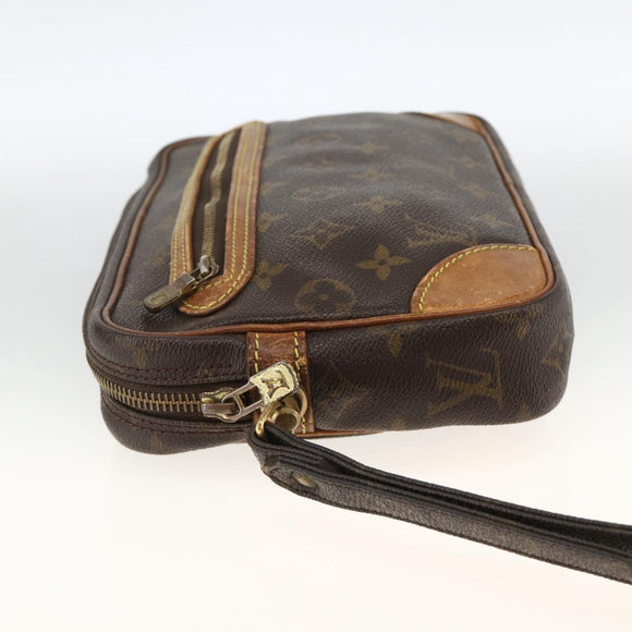 LOUIS VUITTON Monogram Marly Dragonne GM Clutch Bag M51825 LV Auth ka3128