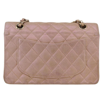 CHANEL Chain Matelasse Shoulder Bag Caviar Skin Pink Gold CC Auth ka3129SAV - 0