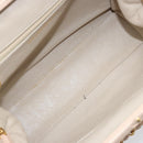 CHANEL Chain Matelasse Hand Bag Lamb Skin Pink Gold CC Auth ka3130SAV-10