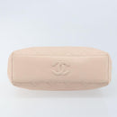 CHANEL Chain Matelasse Hand Bag Lamb Skin Pink Gold CC Auth ka3130SAV-5