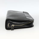 CELINE Cartier Clutch Bag Leather 3 Set Black Auth ka3131-11