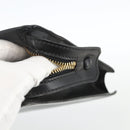 CELINE Cartier Clutch Bag Leather 3 Set Black Auth ka3131-20