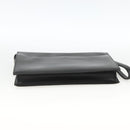 CELINE Cartier Clutch Bag Leather 3 Set Black Auth ka3131-21