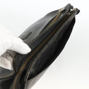 CELINE Cartier Clutch Bag Leather 3 Set Black Auth ka3131-5