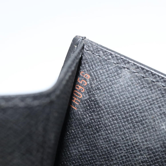 LOUIS VUITTON Epi Serie Dragonne Clutch Bag Black Noir M52612 LV Auth ka3132