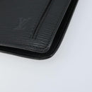 LOUIS VUITTON Epi Serie Dragonne Clutch Bag Black Noir M52612 LV Auth ka3132-8
