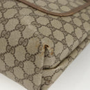 GUCCI GG Supreme Web Sherry Line Tote Bag PVC Beige Red 39 02 003 Auth ka3135-10