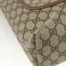 GUCCI GG Supreme Web Sherry Line Tote Bag PVC Beige Red 39 02 003 Auth ka3135-11