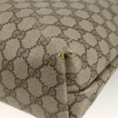 GUCCI GG Supreme Web Sherry Line Tote Bag PVC Beige Red 39 02 003 Auth ka3135-12