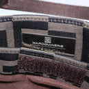 GIVENCHY Hand Bag Canvas Black Brown Auth ka3138-10