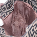 GIVENCHY Hand Bag Canvas Black Brown Auth ka3138-18
