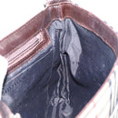 BURBERRY Nova Check Shoulder Bag Nylon Beige Silver Auth ka314-18