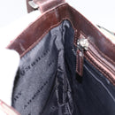 BURBERRY Nova Check Shoulder Bag Nylon Beige Silver Auth ka314-19