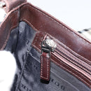 BURBERRY Nova Check Shoulder Bag Nylon Beige Silver Auth ka314-20