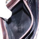 BURBERRY Nova Check Shoulder Bag Nylon Beige Silver Auth ka314-21