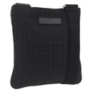 Salvatore Ferragamo Shoulder Bag Canvas Black Silver Auth ka3140-1