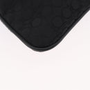 Salvatore Ferragamo Shoulder Bag Canvas Black Silver Auth ka3140-12