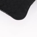Salvatore Ferragamo Shoulder Bag Canvas Black Silver Auth ka3140-13
