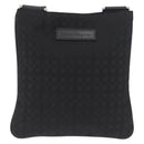 Salvatore Ferragamo Shoulder Bag Canvas Black Silver Auth ka3140-2