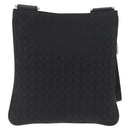 Salvatore Ferragamo Shoulder Bag Canvas Black Silver Auth ka3140-3