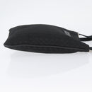 Salvatore Ferragamo Shoulder Bag Canvas Black Silver Auth ka3140-4