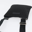 Salvatore Ferragamo Shoulder Bag Canvas Black Silver Auth ka3140-6
