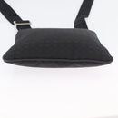 Salvatore Ferragamo Shoulder Bag Canvas Black Silver Auth ka3140-9