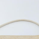 Salvatore Ferragamo Schultertasche Leder Beige Silber Original ka3141-8