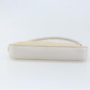 Salvatore Ferragamo Schultertasche Leder Beige Silber Original ka3141-9