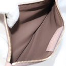 Salvatore Ferragamo Gancini Hand Bag Leather 2way Beige Gold Auth ka3143A-27