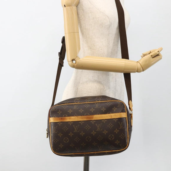 LOUIS VUITTON Monogram Reporter PM Shoulder Bag M45254 LV Auth ka3149