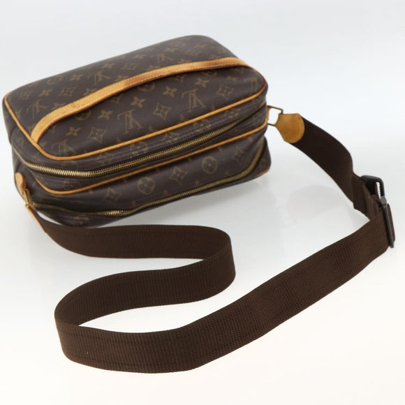 LOUIS VUITTON Monogram Reporter PM Shoulder Bag M45254 LV Auth ka3149