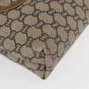 GUCCI GG Plus Supreme Web Sherry Line Tote Bag PVC Beige Red Green Auth ka315-9
