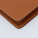 LOUIS VUITTON Epi Pochette Homme Bag Brown Zipangu Gold M52528 LV Auth ka3156-16