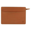 LOUIS VUITTON Epi Pochette Homme Bag Brown Zipangu Gold M52528 LV Auth ka3156-13