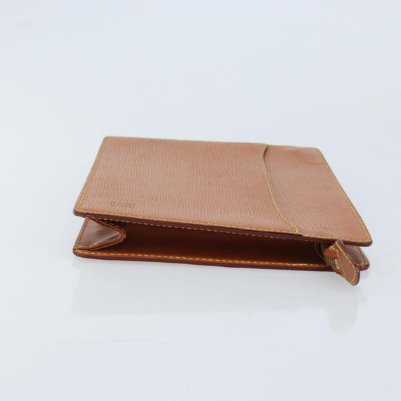 LOUIS VUITTON Epi Pochette Homme Bag Brown Zipangu Gold M52528 LV Auth ka3156