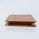LOUIS VUITTON Epi Pochette Homme Bag Brown Zipangu Gold M52528 LV Auth ka3156-4
