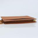 LOUIS VUITTON Epi Pochette Homme Bag Brown Zipangu Gold M52528 LV Auth ka3156-5