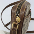 GUCCI GG Supreme Web Sherry Line Shoulder Bag PVC Beige 116 02 089 Auth ka3157-10