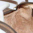 GUCCI GG Supreme Web Sherry Line Shoulder Bag PVC Beige 116 02 089 Auth ka3157-20