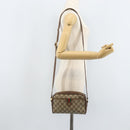 GUCCI GG Supreme Web Sherry Line Shoulder Bag PVC Beige 116 02 089 Auth ka3157-22