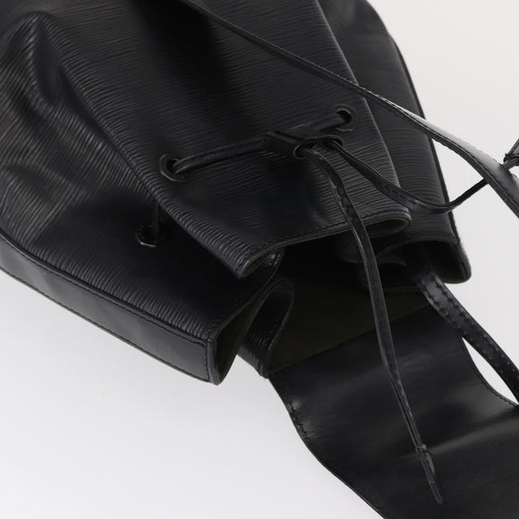 LOUIS VUITTON Epi Sac A Dos Shoulder Bag Black M80153 LV Auth ka316