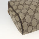GUCCI GG Supreme Web Sherry Line Clutch Bag PVC Beige Red 010 378 Auth ka3160-9
