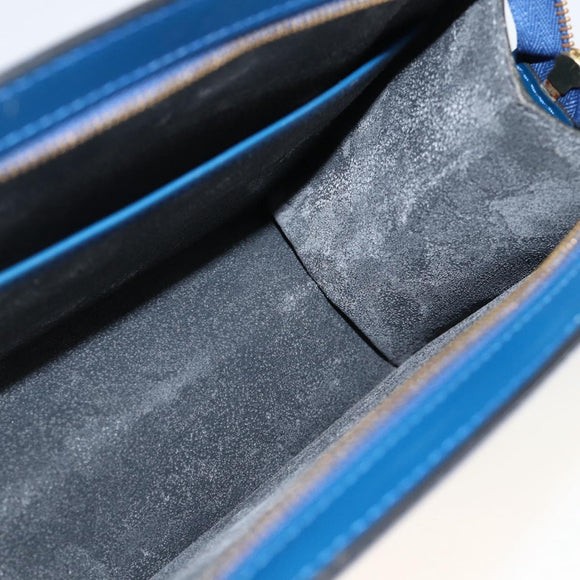 LOUIS VUITTON Epi Trousse Crete Pouch Blue M48405 LV Auth ka3162