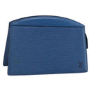 LOUIS VUITTON Epi Trousse Crete Pouch Blue M48405 LV Auth ka3162-1